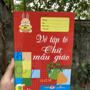 Bé tự tin vào lớp 1 - Vở tập tô chữ mẫu giáo